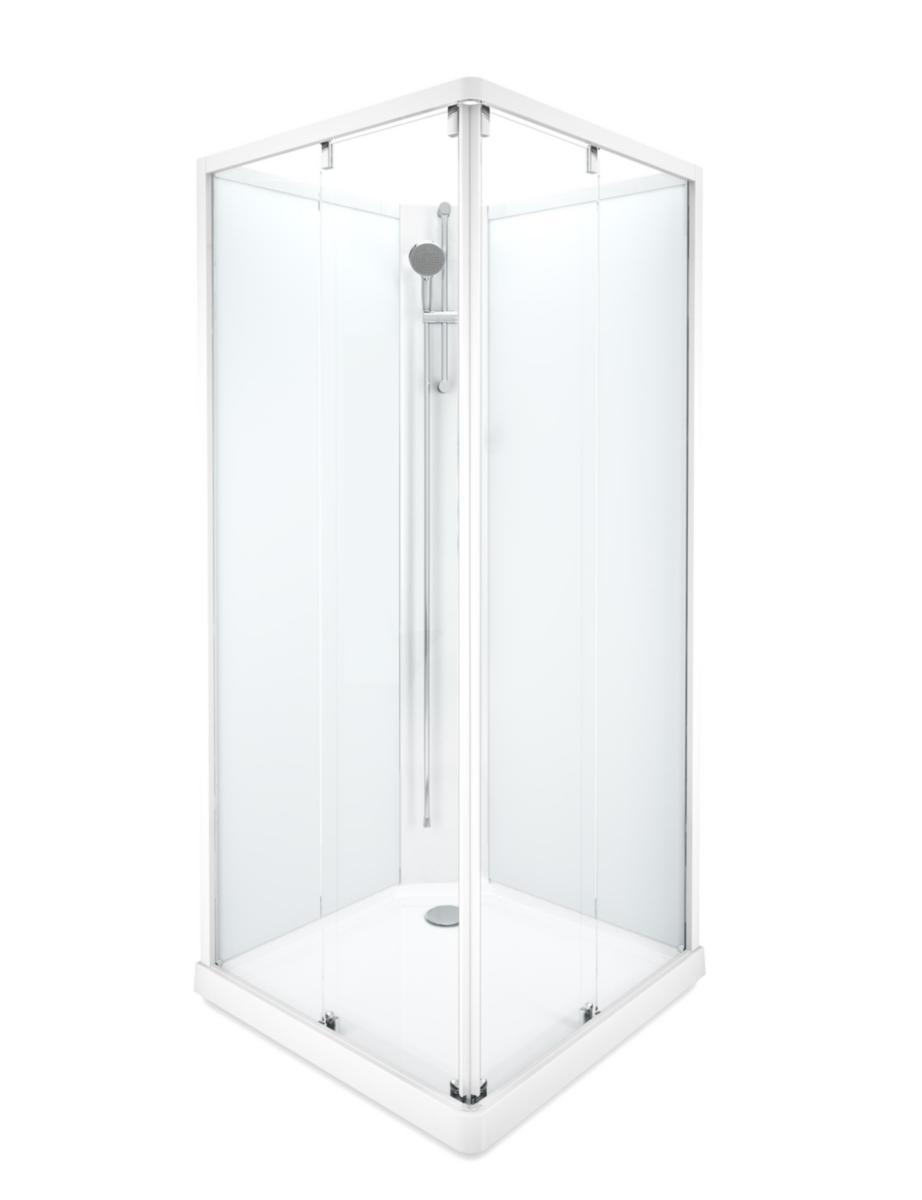 Suihkukaappi Contura Shower Classic 4-K 90x90cm - SUIHKUKAAPPI CLASSIC 90X90CM NELIÖ VALK/HUU