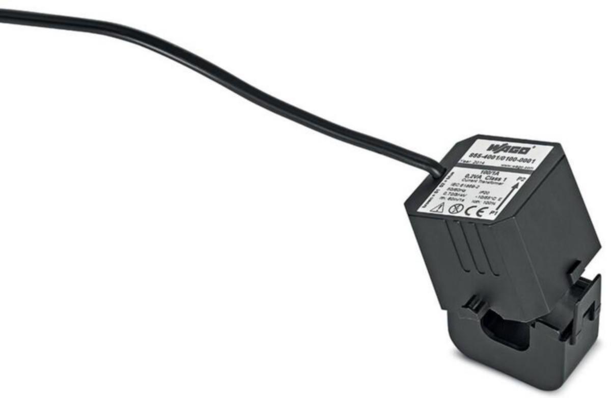 Virtamuuntaja avattava Wago 855-sarja - VIRTAMUUNTAJA AVATTAVA 855-SJA 150A/1A, LK 1, Ø 18 MM, 3M