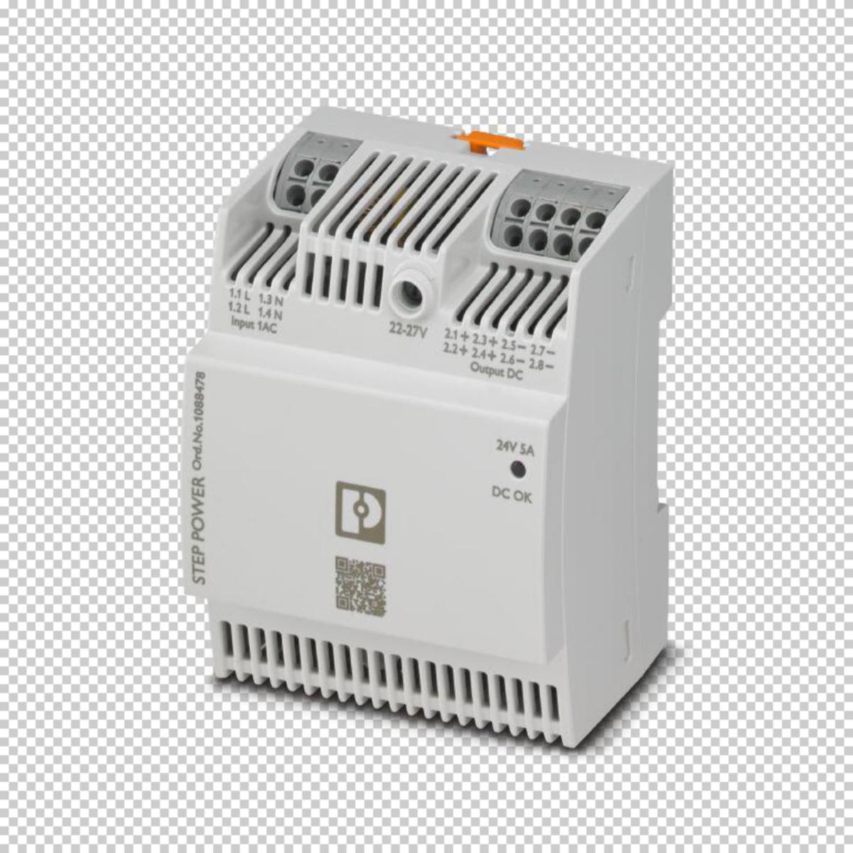 Teholähde Phoenix Contact Step3-PS - TEHOLÄHDE PHOENIX STEP3-PS/1AC/24DC/5/PT