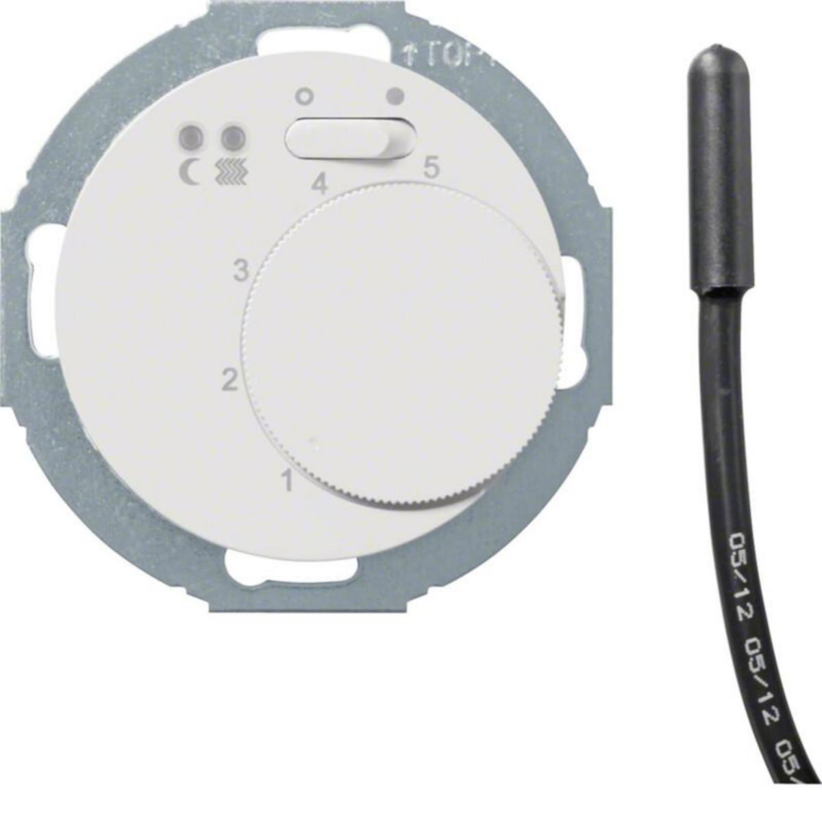 Lattiatermostaatti Hager 1930 - LATTIATERMOSTAATTI 1930 5/30 1S 16A MV/KYTK. UKJ VAL