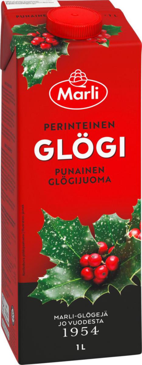 Glögi Marli 1L - GLÖGI PUNAINEN 1L MARLI PERINTEINEN