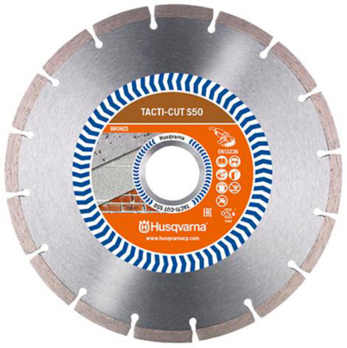 Timanttilaikka Husqvarna Tacti-Cut S50 betonille - TIMANTTIKATKAISULAIKKA YLEIS HUSQVARNA TACTI-CUT S50 180MM