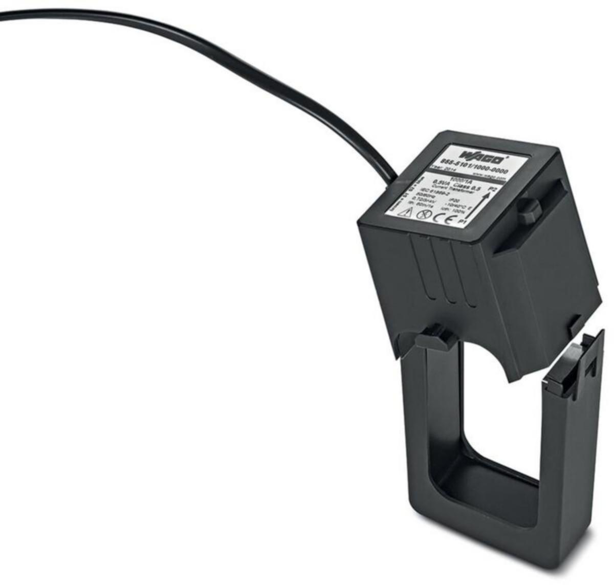 Virtamuuntaja avattava Wago 855-sarja - VIRTAMUUNTAJA AVATTAVA 855-SJA 400A/1A, LK 1,2 X Ø 42 MM, 5M