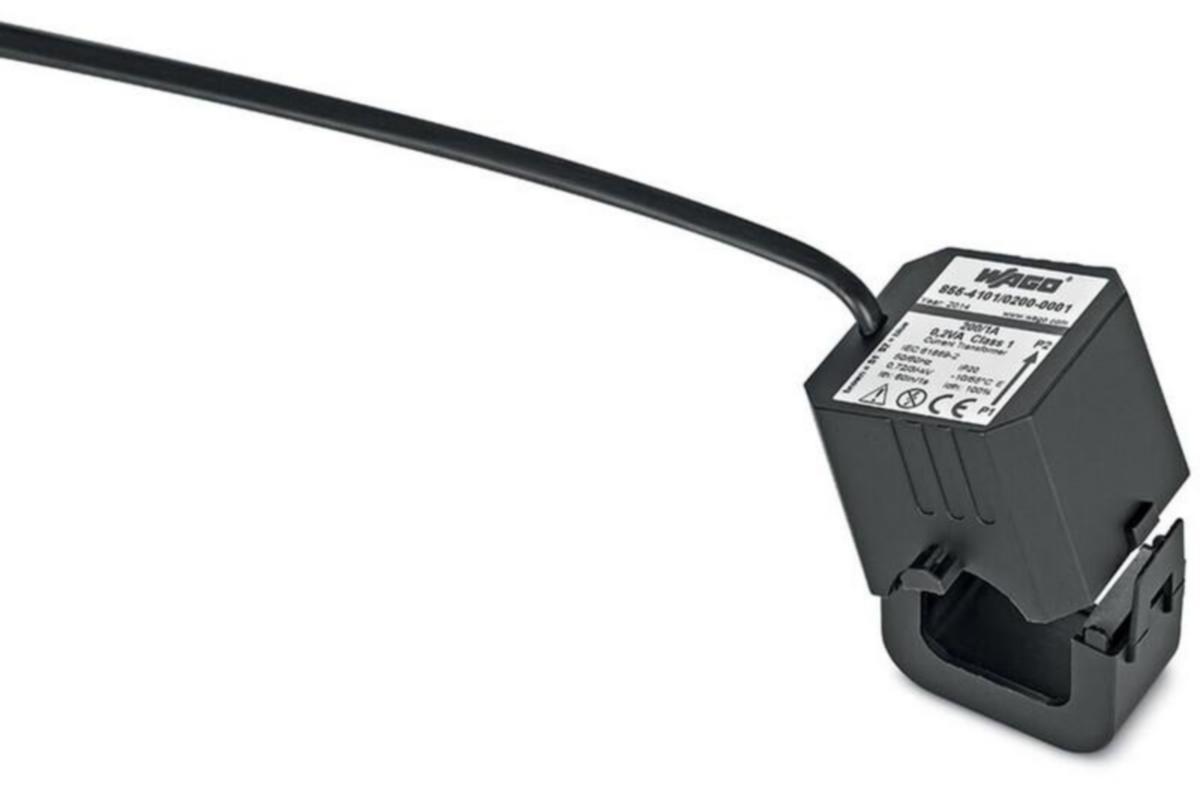 Virtamuuntaja avattava Wago 855-sarja - VIRTAMUUNTAJA AVATTAVA 855-SJA 250A/5A,LK 1,Ø 18 MM,0,5 M