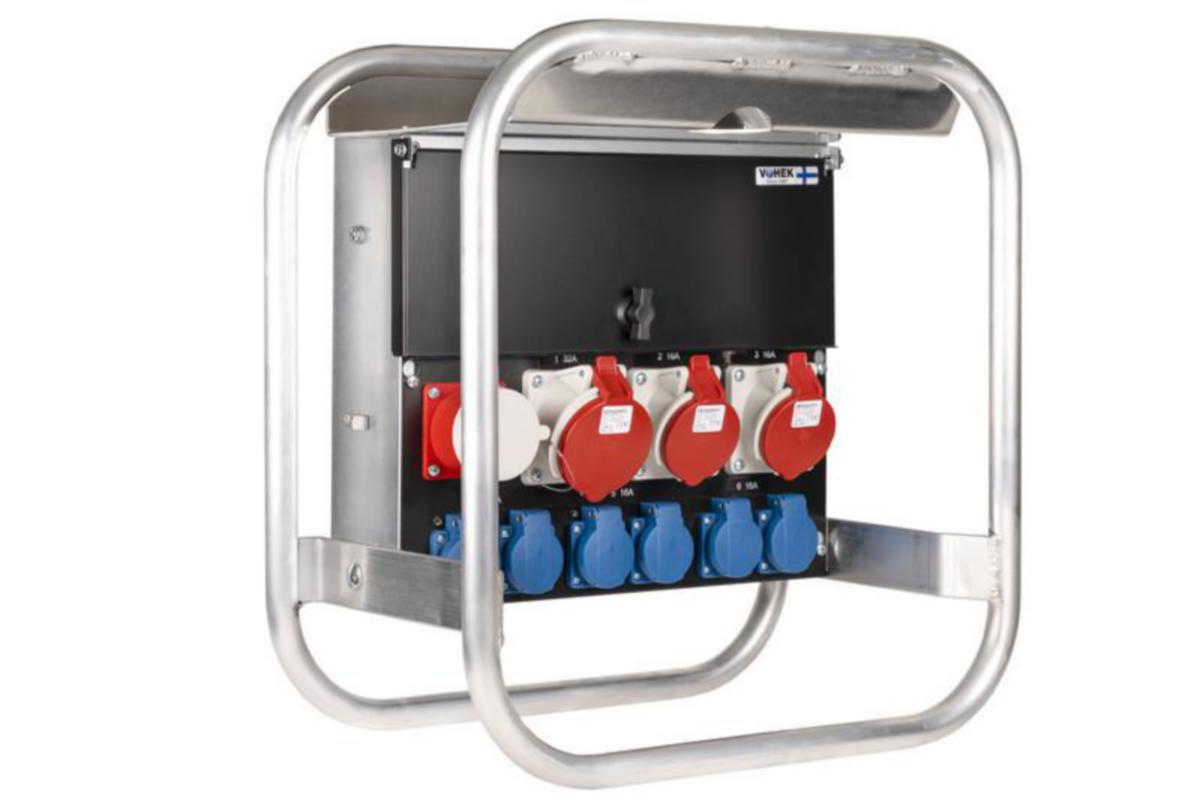 Työmaan alakeskus Vohek TAKP - TYÖMAAN ALAKESKUS FE TAKP 32 32A IP44 FE/AL