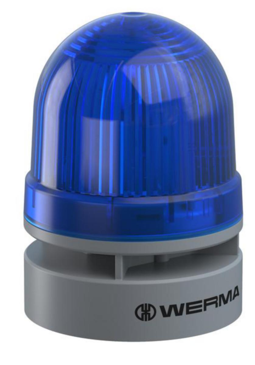 Vilkkuvalo WERMA Signaltechnik EvoSIGNAL Combi Mini - VILKKUVALO EVOSIGNAL MINI TWINFLASH COMBI BU