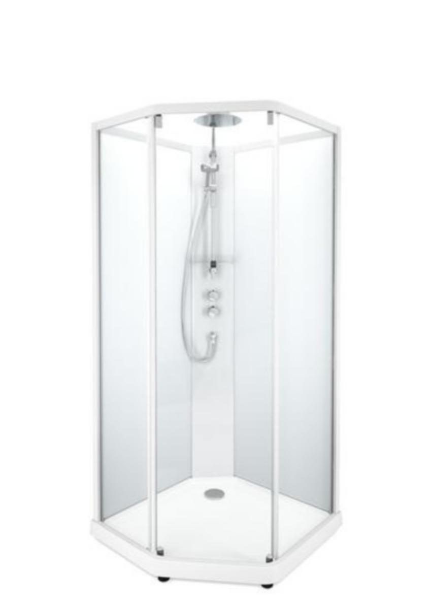 Etulasi Contura Shower Showerama 10-5 - ETULASI SHOWERAMA 10-5 KIRKAS 4-KULMAISEEN