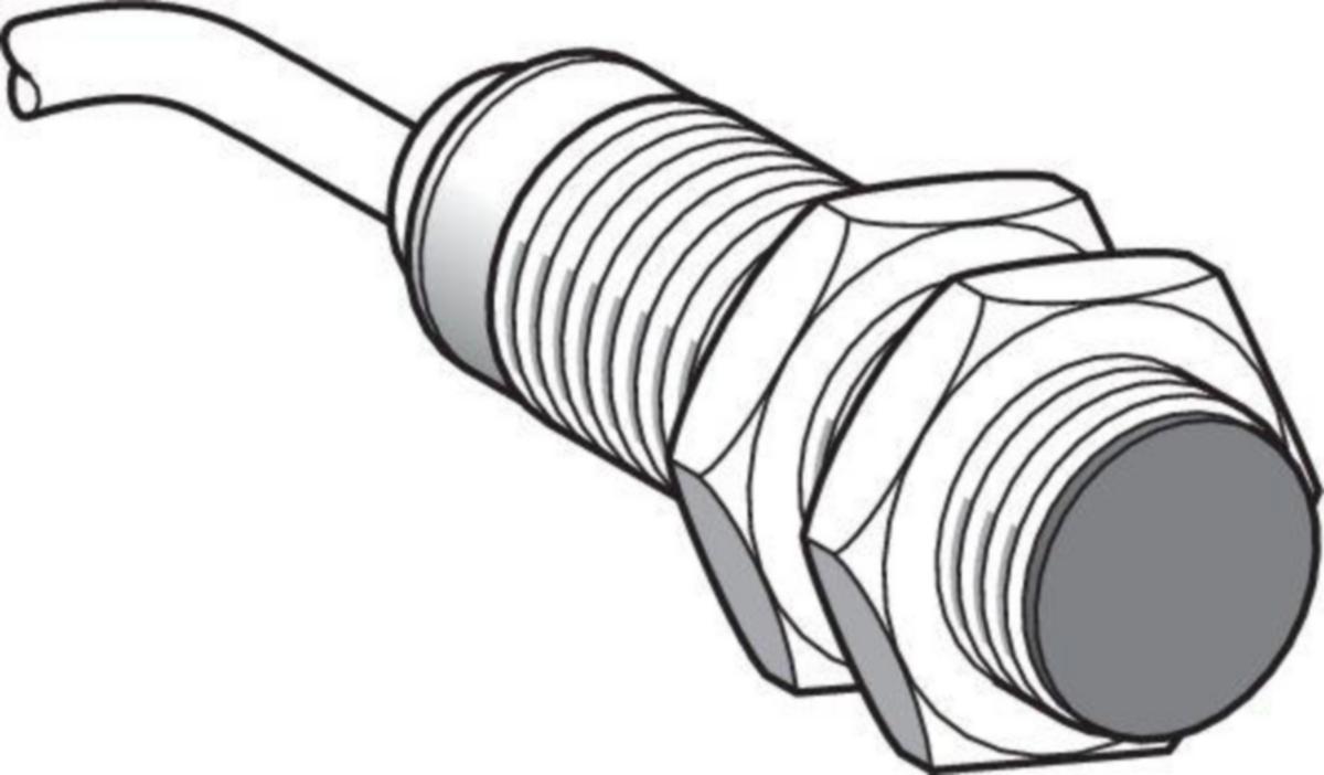 Induktiivinen tunnistin Telemecanique OsiSense XS118B3-sarja M18 - INDUKTIIVINE TUNNISTIN M18 XS118B3PAL2 PNP NO SN=8MM 2M