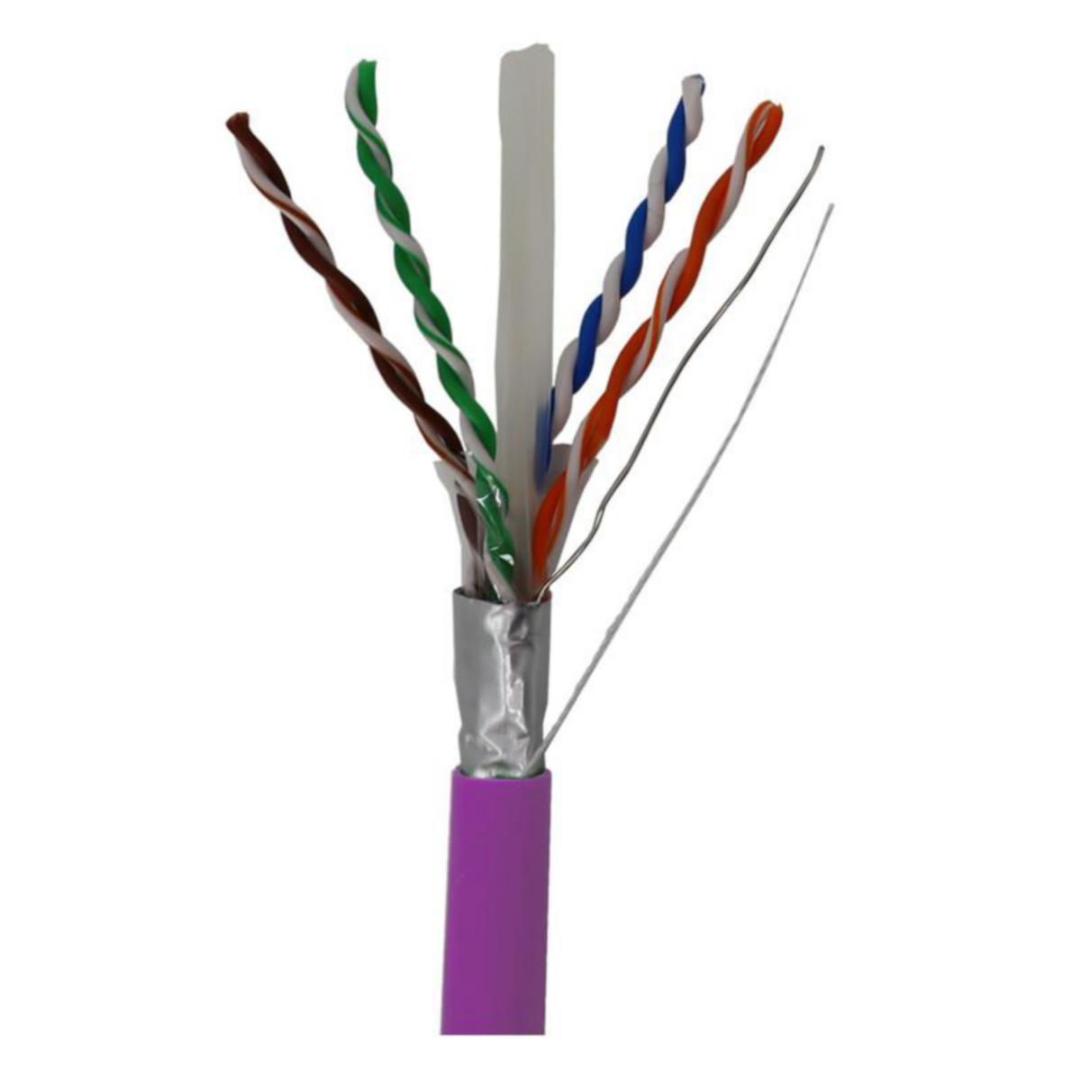 Tietoverkkokaapeli-CAT6A Televes Datacom F/UTP DCA - TIETOVERKKOKAAP-CAT6A DATACOM F/UTP CAT6A DCA CU LSNH Ø7.3MM