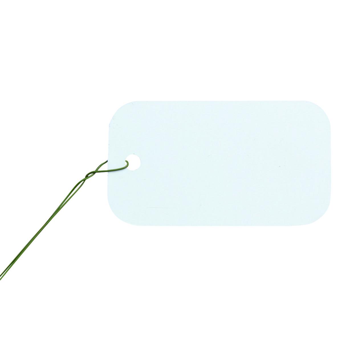 Merkintälevy valkoinen - MERKKAUSLEVY VALK. PELTI 40x70MM PL70 F1000