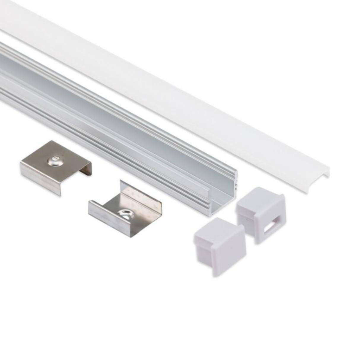 Valoprofiili/-nauha Galaxy Profiles PL - VALOPROFIILI/-NAUHA GALAXY PL2 AP PROFIILISETTI 2M ALU