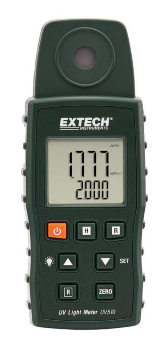UVA-valonvoimakkuusmittari UV510 Extech - UVA-VALOMITTARI EXTECH 20.00 mW / cm2