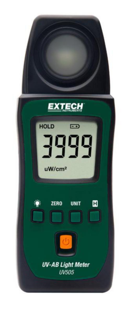Valaistusvoimakkuusmittari UV505 Extech - VALAISTUSVOIMAKKUUSMITT EXTECH UV-AB VOIMAKKUUSMITTARI