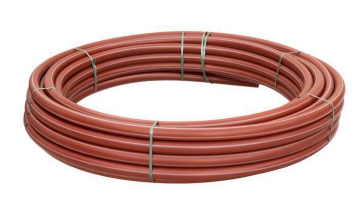 PEH paineviemäri Profuse RC ruskea 100 m - PAINEPUTKI RUSKEA PROFUSE RC 75X4,5 100M PN10 SDR17 PE RC
