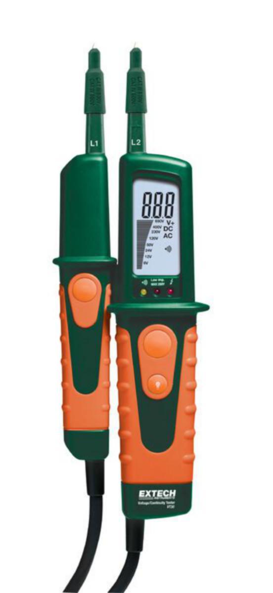 Jännitteenkoetin VT30 Extech - JÄNNITTEENKOETIN EXTECH MONITOIMI LCD