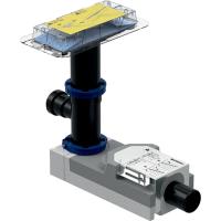 Lattiakaivo Geberit CleanLine sivuliitännällä DN50