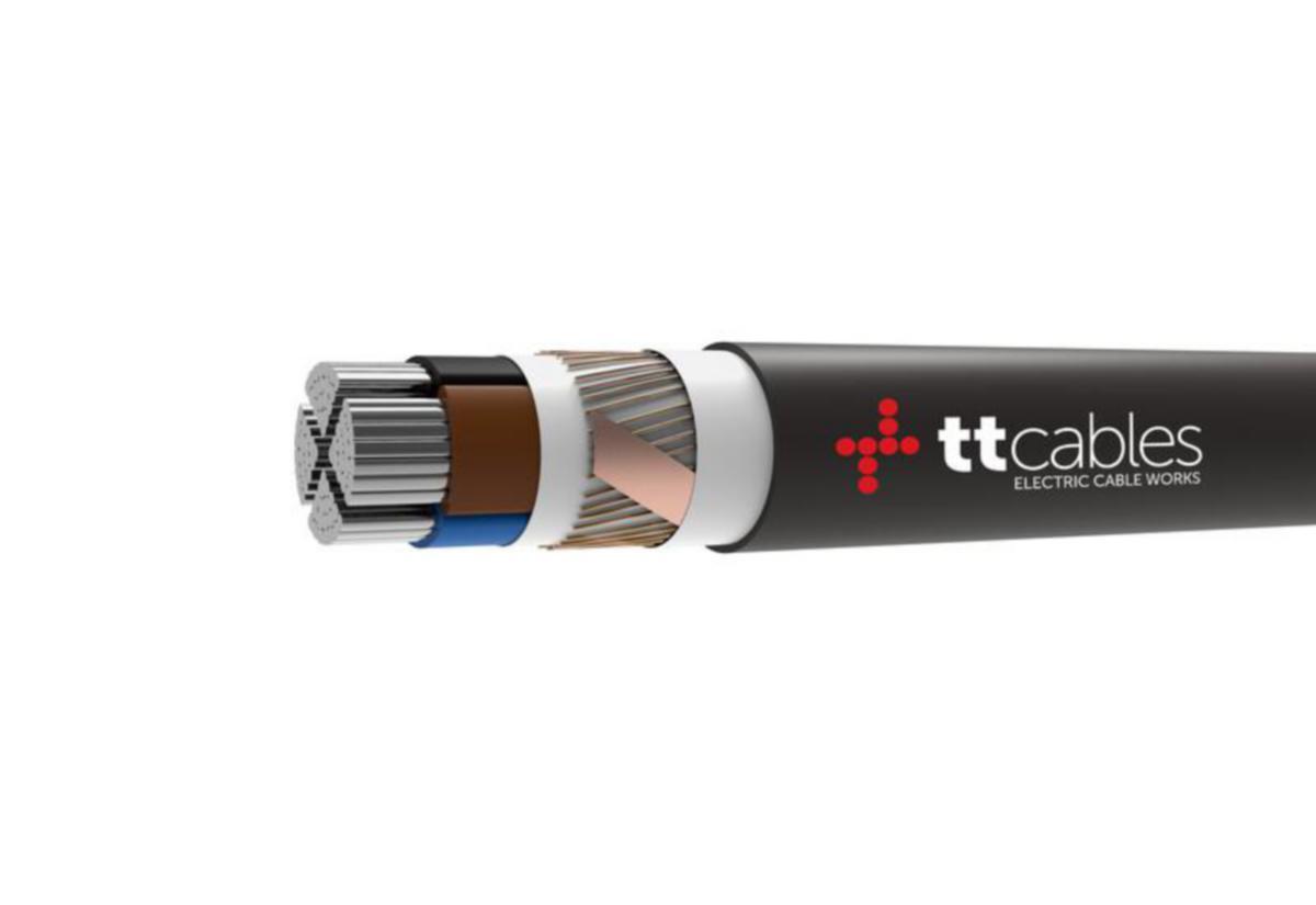 Alumiinivoimakaapeli-HF TT Kabeli AXCMK-HF DCA - ALUMIINIVOIMAKAAP-HF TT CABLES AXCMK-HF 4X300SM/88 DCA K500