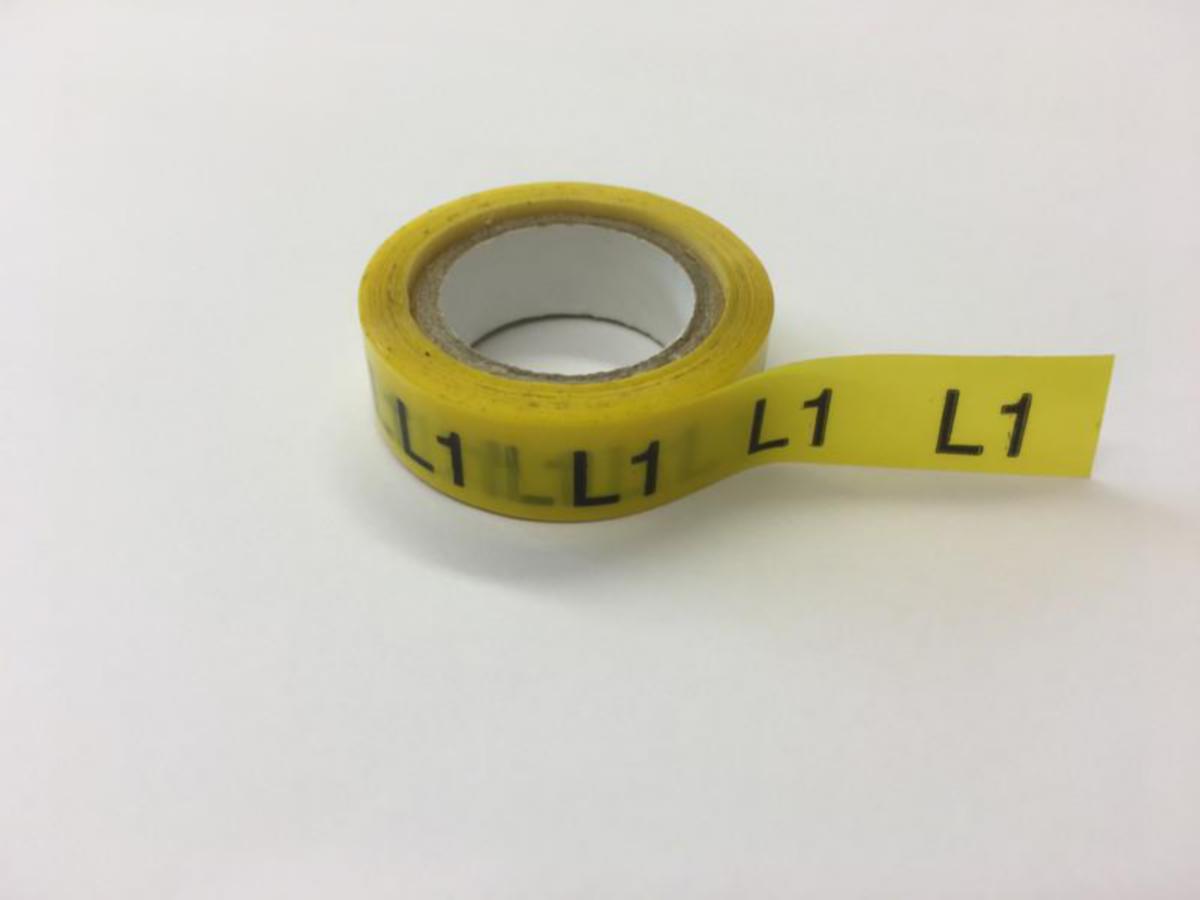 Merkintäteippi HellermannTyton - MERKINTÄTEIPPI HELLERMANN L1 KEL 12 MM X 10 M