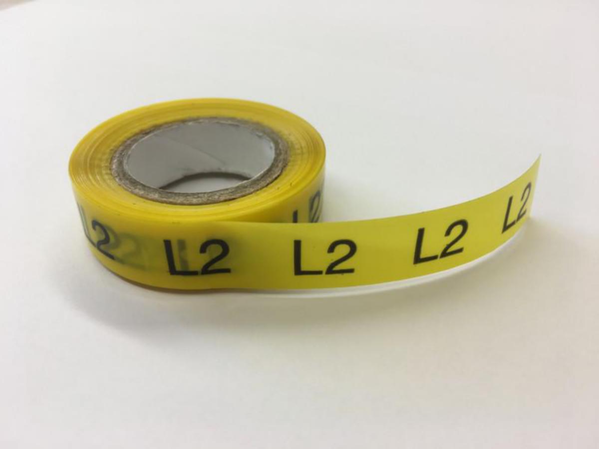 Merkintäteippi HellermannTyton - MERKINTÄTEIPPI HELLERMANN L2 KEL 12 MM X 10 M