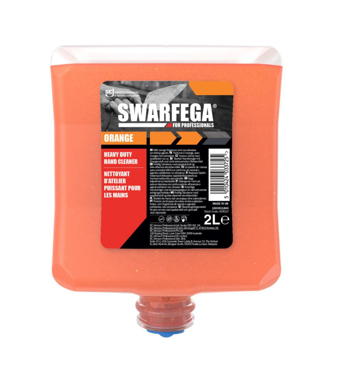 Käsienpuhdistusaine Swarfega Orange - PUHDISTUSAINE KÄSILLE 2L DEB SWARFEG ORANGE