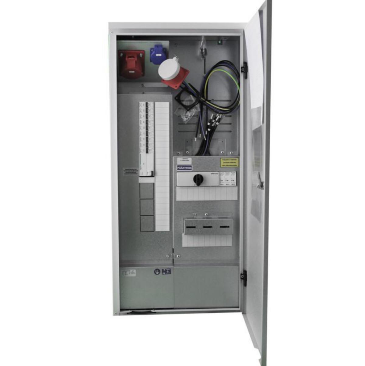 Mittauskeskus a-collection Vaalean harmaan RAL7035 - MITTAUSKESKUS VAR A-COLLECTION A-MK50/10JS/VSS+PR+VARAVOIMA