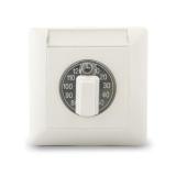 Mekaaninen ajastin Ensto Intro vaihtokoskettimella Pinta