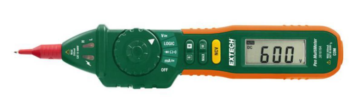 Kynäyleismittari digitaallinen 381676A Extech - YLEISMITTARI DIGITAAL EXTECH KYNÄMALLI NCV 9-TOIMINTOA