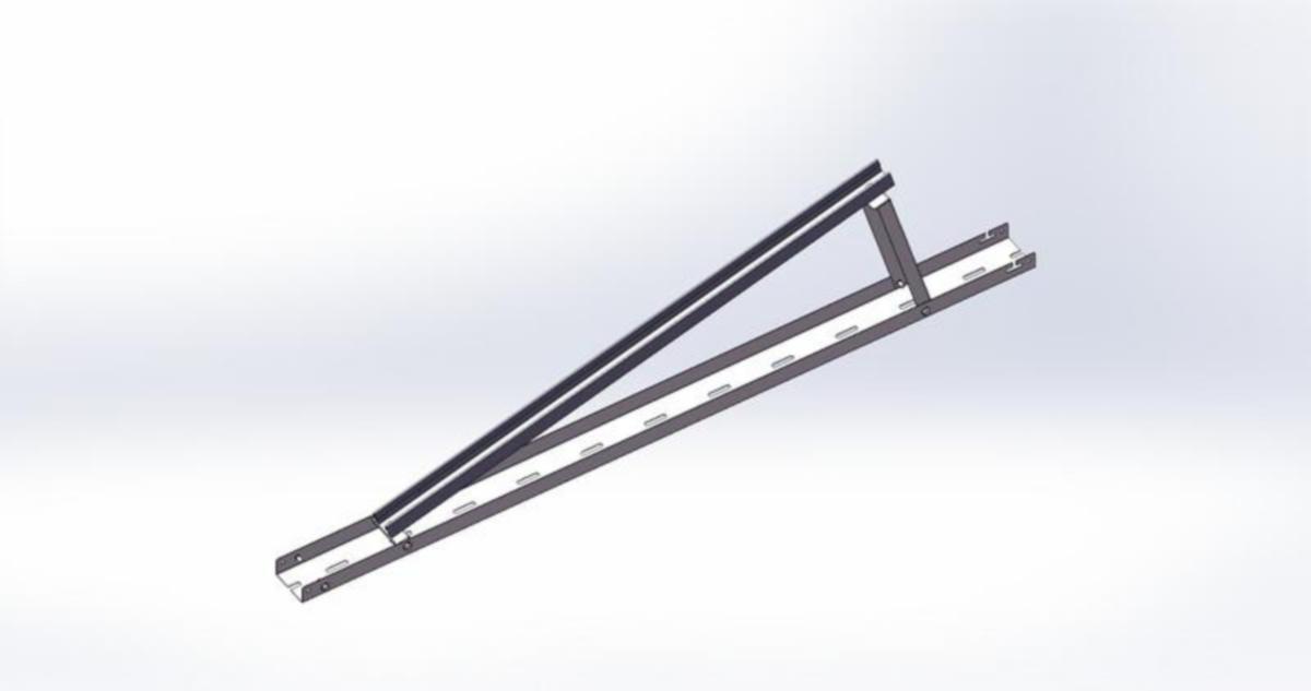 Kattoteline/Asennuskolmio Solarclick - ASENNUSTARVIKE SOLARCLICK TASAKATTO ASENNUSKOLMIO 15