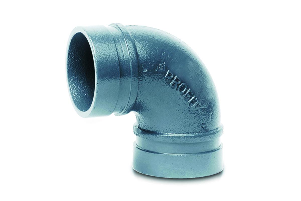 Urakulma 90° sinkitty - URAKULMA 90° DN125 SINKITTY139.7 MM