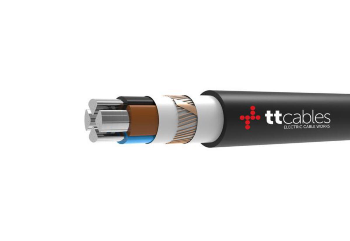 Alumiinivoimakaapeli-HF TT Kabeli AXCMK-HF DCA - ALUMIINIVOIMAKAAP-HF TT CABLES AXCMK-HF 4X50 SM/16 DCA K1000