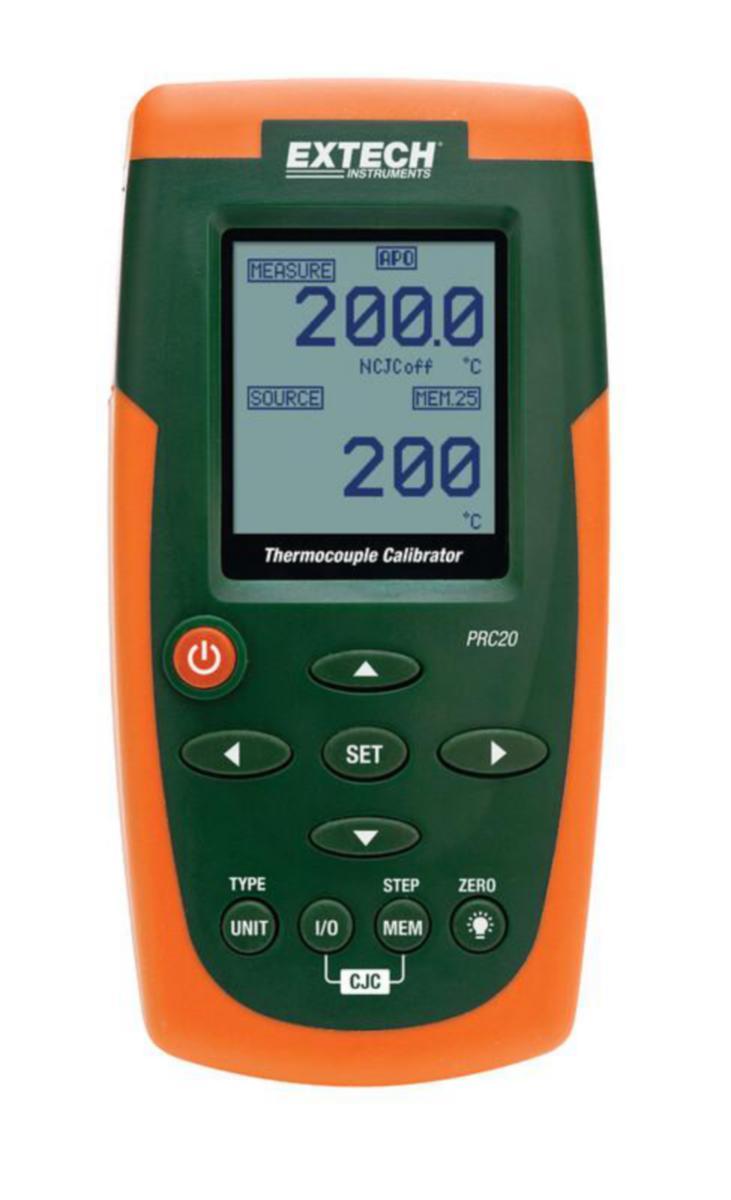 Termoparikalibraattori PRC20 Extech - TERMOPARIKALIBRAATTORI EXTECH J. K. T. E. C. R. S JA N