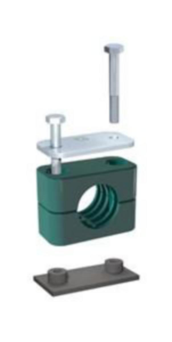 Putkikiinnike Dunlop Hiflex vakiosarja, täydellinen - PUTKIKIINNIKE TÄYDELLINEN DH 30-N325DP