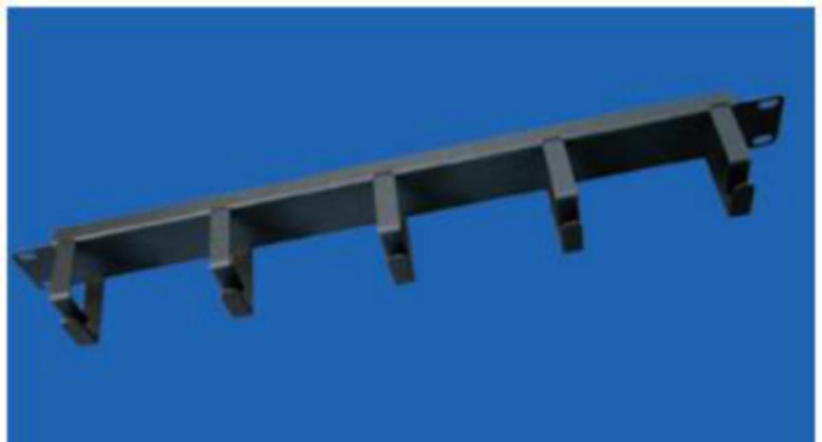 Ohjuripaneeli Rittal - OHJURIPANEELI RITTAL KAAPELIOHJURI MUSTA 10 KPL