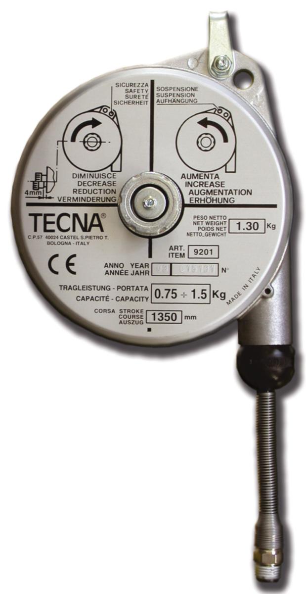 Kevenninkela Tecna paineilmaletkulla - PI-KEVENNINKELA 0.4-0.8KG TECNA 9200 1.35M LETKULLA 6MM