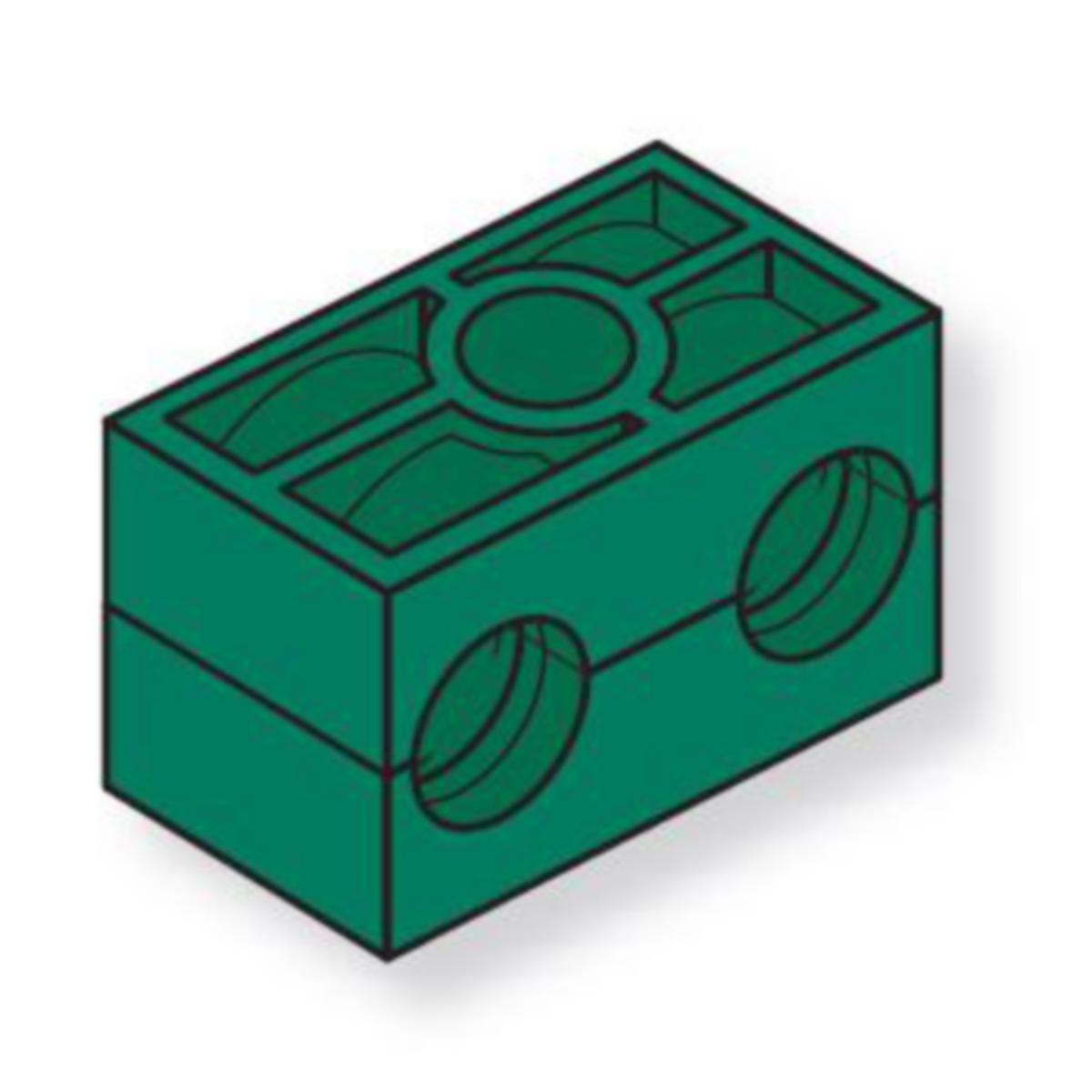 Putkikiinnike Dunlop Hiflex kaksoissarja, puoliskopari - RSB-KAKSOISKIINNITINPARI DH DS112/12