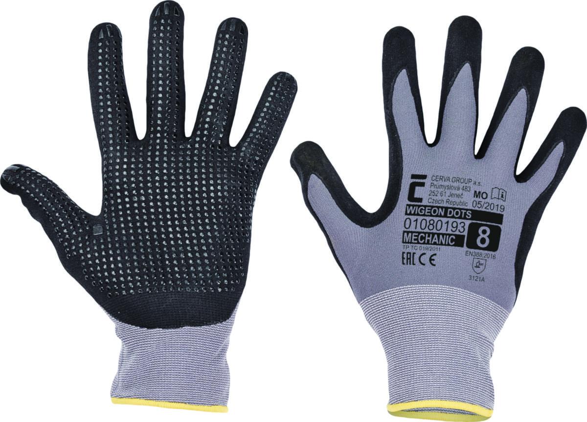 Työkäsine Cerva Widgeon Dots - ASENTAJANKÄSINE WIGEON DOTS 10 CERVA