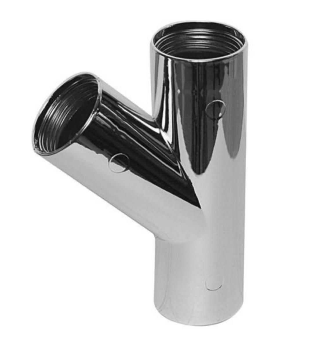 Muhvihaara Faluplast kromattu 45° - MUHVIHAARA 45° 32 X 3 MUHV. KROM FALU-VULK