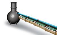 Biomoduli 6 harmaiden vesien suodatus-/imeytyskentän rakentamiseksi