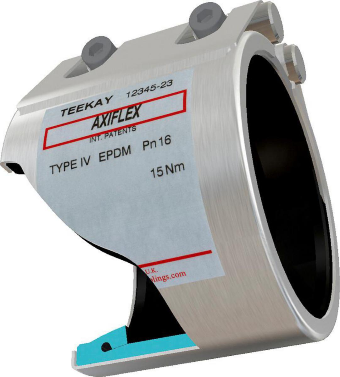 Pantaliitin Teekay Axiflex joustava - PANTALIITIN AXIFLEX TEEKAY TP4 EPDM 48.3/85 PN16