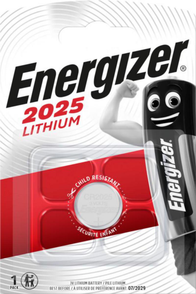 Paristo nappi Energizer Special battery Lithium - PARISTO NAPPI ENERGIZER LITHIUM CR2025 3V 1 KPL