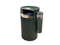 Putkituhkakuppi Combi City roska-astiaan vihreä ,RAL 6012