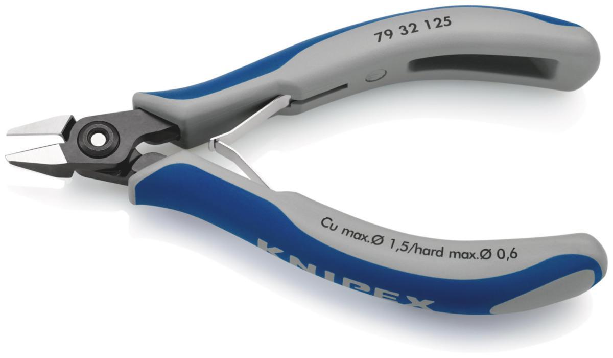 Tarkkuuselektroniikkasivuleikkuri Knipex 7902 - SIVULEIKKURI EL.125 SB KNIPEX 7932125SB