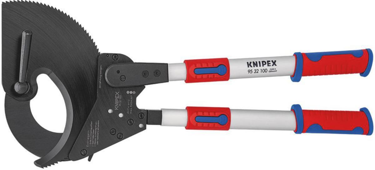 Kaapelileikkuri Knipex 9531 870 räikkäperiaate - KAAPELILEIKKURI RÄIK.100/870 KNIPEX 9531870