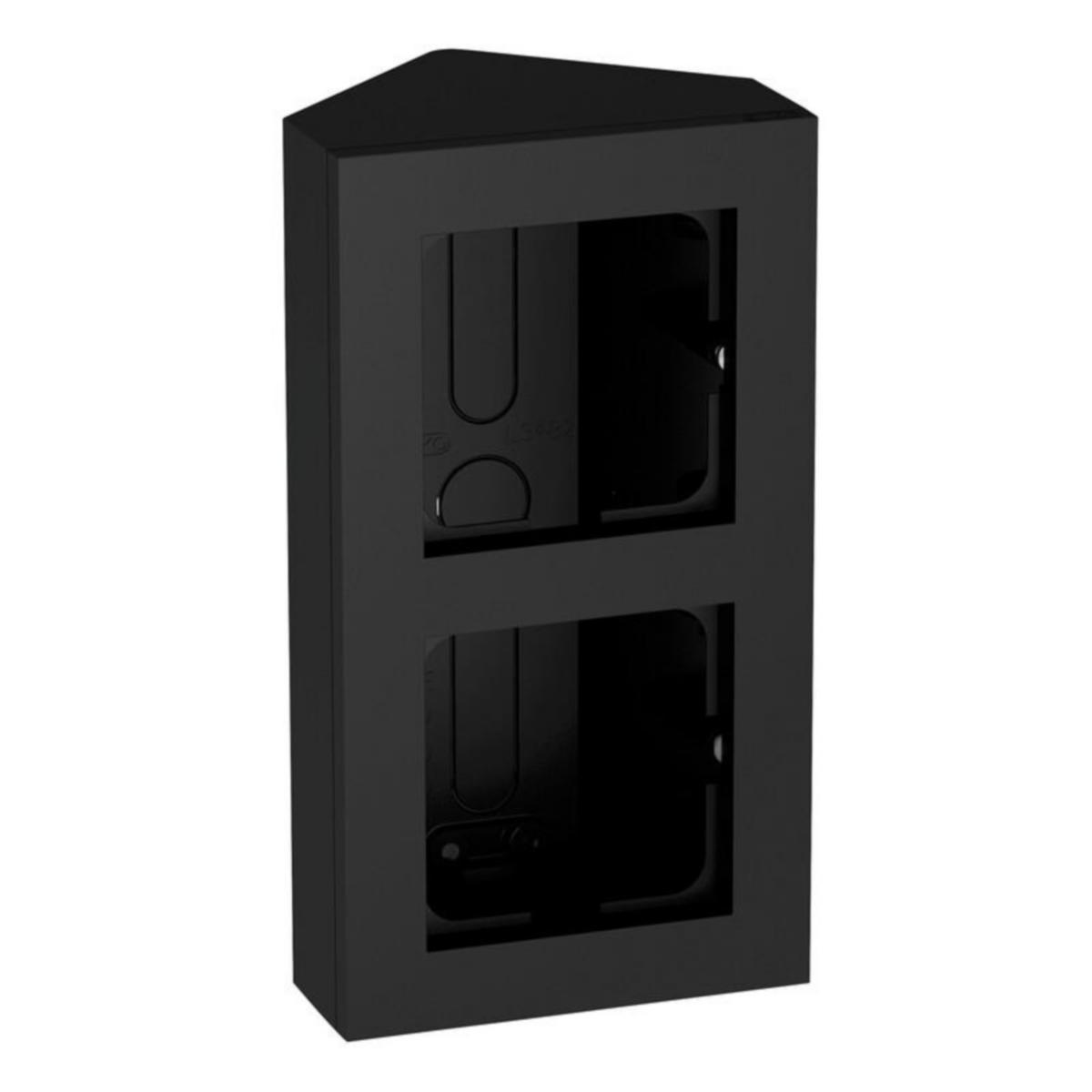 Asennuskotelo ELKO Plus kulma - ASENNUSKOTELO ELKO PLUS 2OS/IP20 86MM MUS KULMAKOTELO