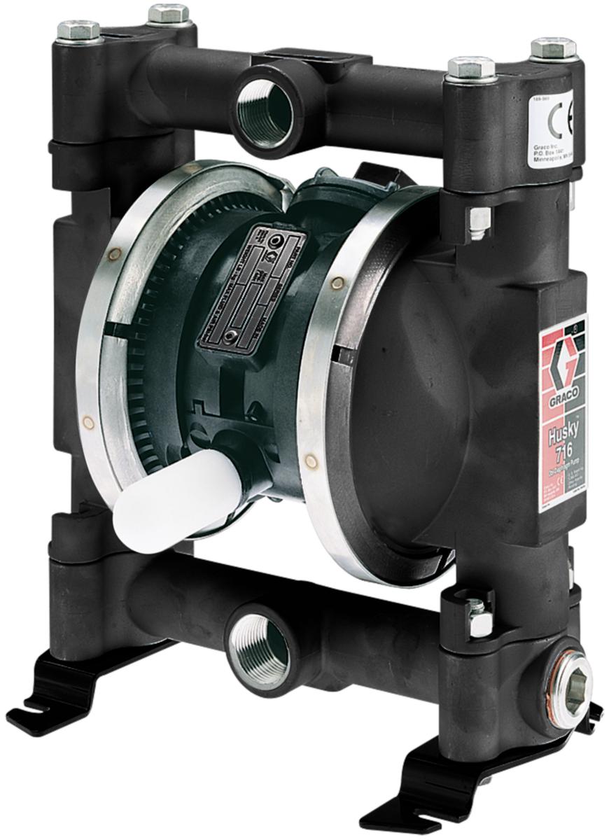 Paineilmatoiminen kaksoiskalvopumppu Graco Husku 1050 - KALVOPUMPPU 3/4 ALU/BUNA-N GRACO D5C-277 61L/MIN ATEX