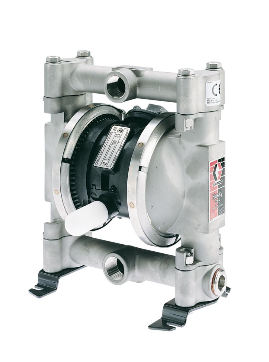 Paineilmatoiminen kaksoiskalvopumppu Graco Husku 716 - KALVOPUMPPU 3/4 HST/TEFLON GRACO D5D-311 61L/MIN ATEX