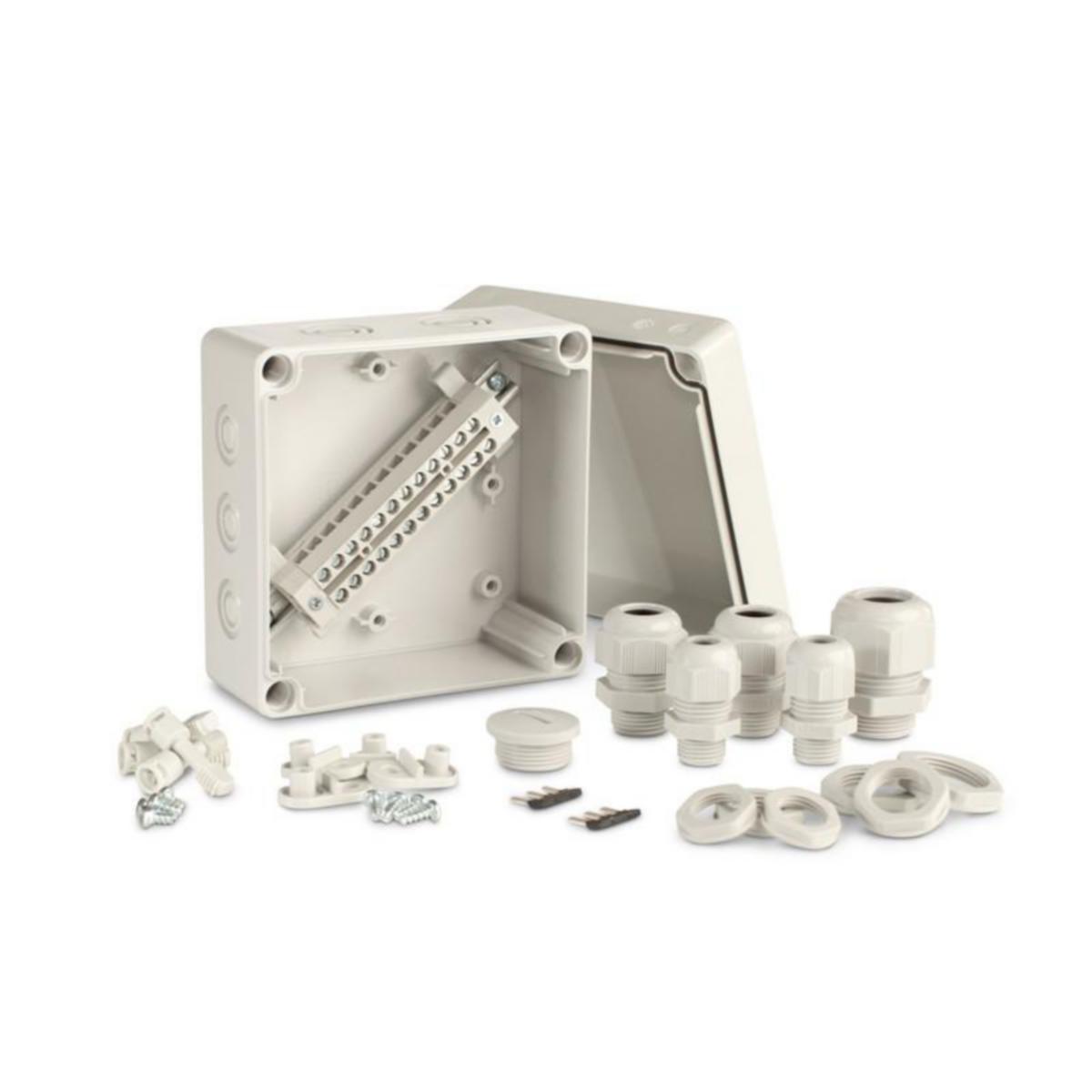 Riviliitinkotelo PC Ensto Cubo - RIVILIITINKOTELO PC CUBO T1, CU 12 X 6 MM²