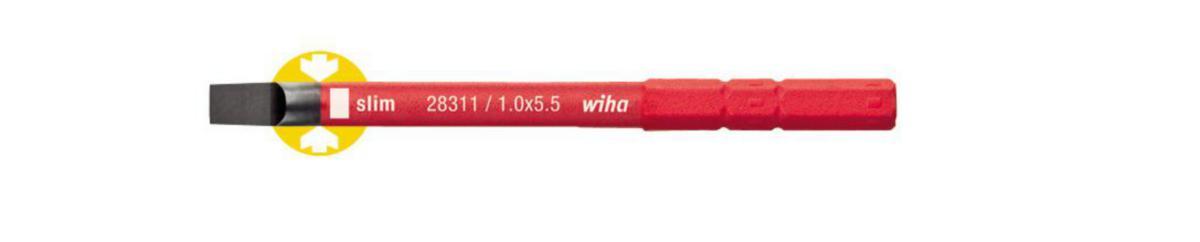 Ruuvauskärki Wiha ura - RUUVAUSKÄRKI VDE URA 5,5X75MM WIHA RUUVAUSKÄRKI VDE URA 5,5X