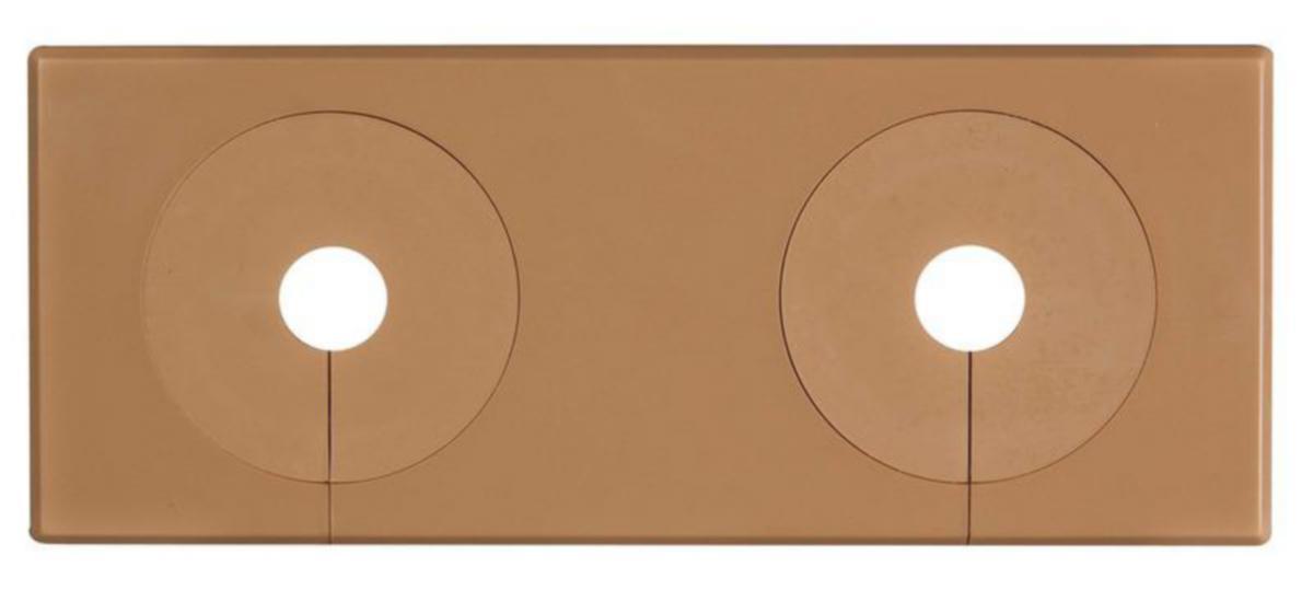 Peitelevy Faluplast 2-osainen avautuva - PEITELEVY 2-OS AVAUTUVA 12-22MM, 60 C/C RUSKEA