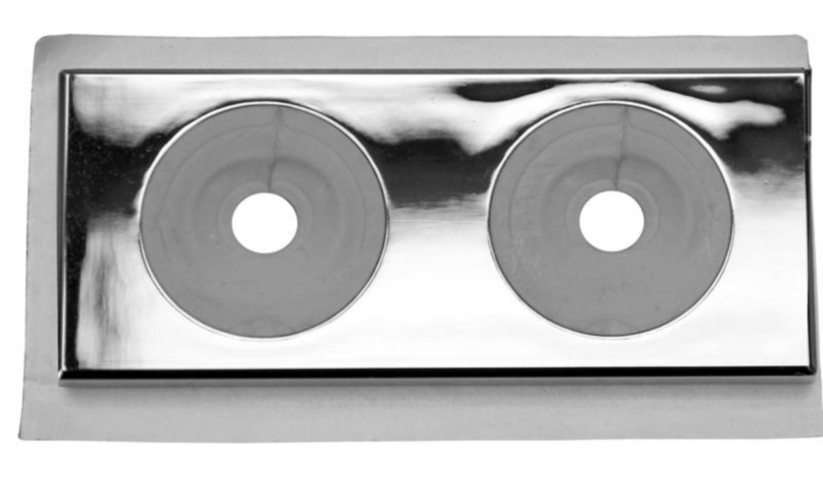 Peitelevy Faluplast 2-osainen liimattava - PEITELEVY 2-OS LIIMATTAVA 12-16MM, 40 C/C KROMI
